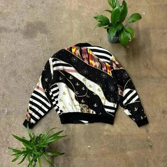 Vintage Sailor All Over Print Light Jacket Medium - Picture 2 of 5